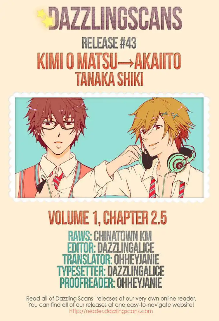 Kimi o Matsu -ANDgt; Akaiito Chapter 2.5 1